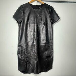 Banana Republic 100% genuine leather dress size 10